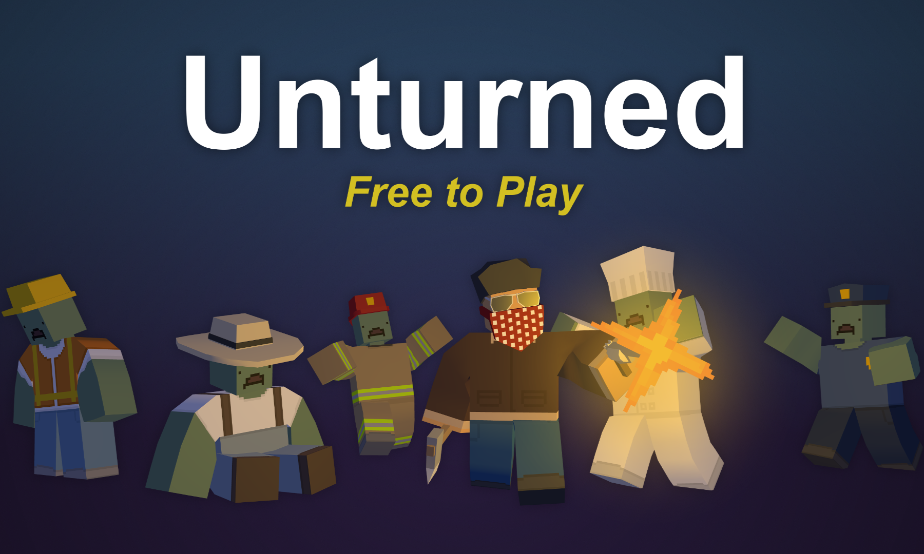 Unturned (Esto si es un F2P de verdad) (Zombies y mucha diversión...