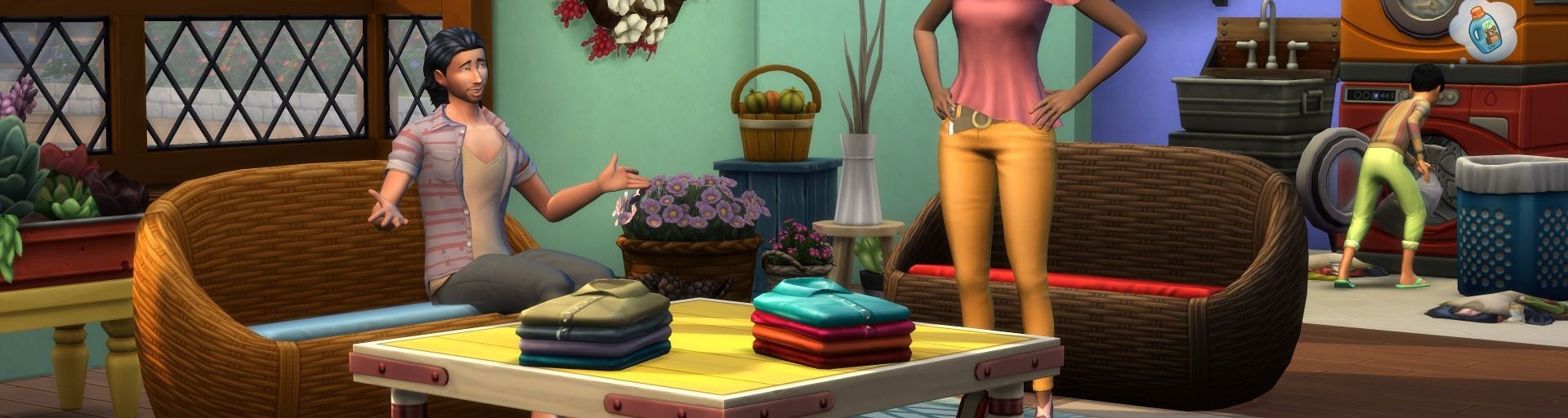 The Sims 4 - Laundry Day Stuff DLC Origin CD Key bg