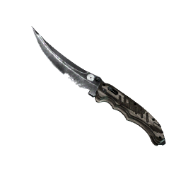 ★ Flip Knife | Black Laminate Logo