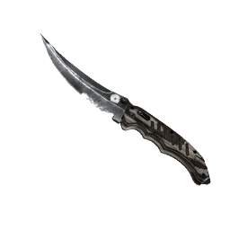 ★ StatTrak™ Flip Knife | Black Laminate Logo