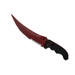 ★ StatTrak™ Flip Knife | Crimson Web Logo
