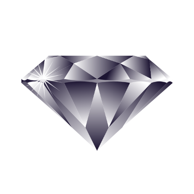 100 diamentów Logo