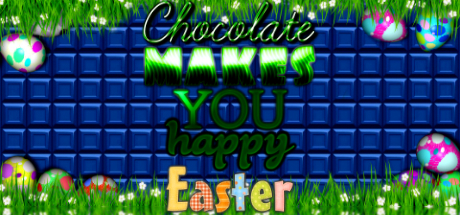 Chocolate makes you happy: Easter Logo