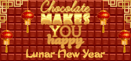Chocolate makes you happy: Lunar New Year Logo