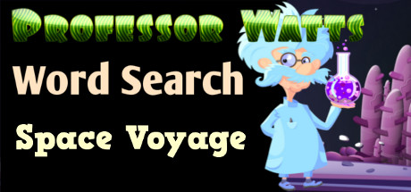 Professor Watts Word Search: Space Voyage Logo