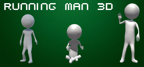 Running Man 3D Logo