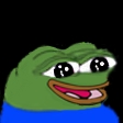 peepoHappy emote (inline chat version)