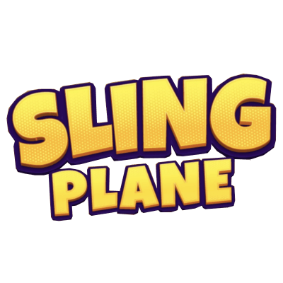 Sling Plane 3D Logo