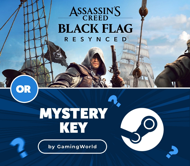 Assassin's Creed Black Flag Resynced Deluxe Edition Xbox Series X|S or Mystery Steam CD Key by GamingWorld