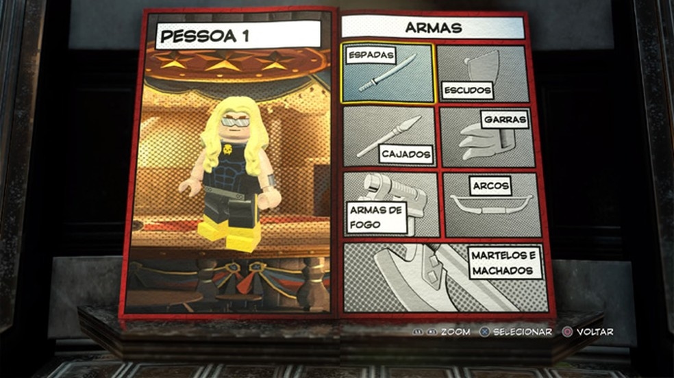 LEGO Marvel Super Heroes 2 in a wide variety of weapons to equip your character (Photo: Reproduction / Rafael Monteiro)