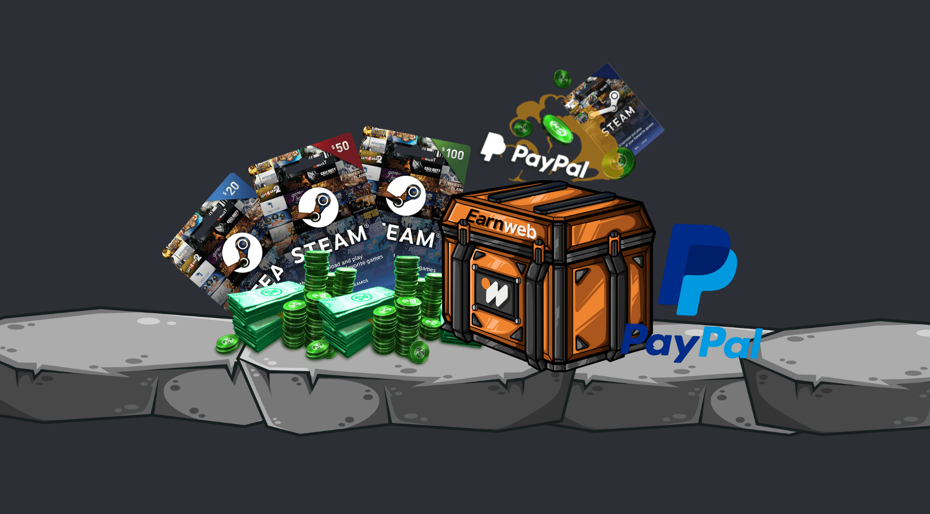 Exchange 100 SG for rewards with a minimum value of $10!