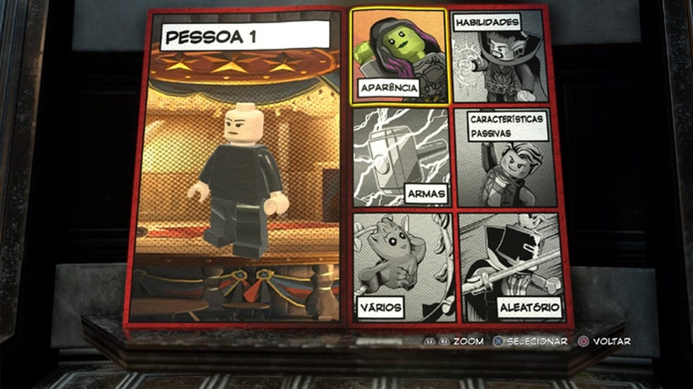 The appearance of his hero in LEGO Marvel Super Heroes 2 is now just an aesthetic question and does not define his powers as in previous games (Photo: Reproduction / Rafael Monteiro)