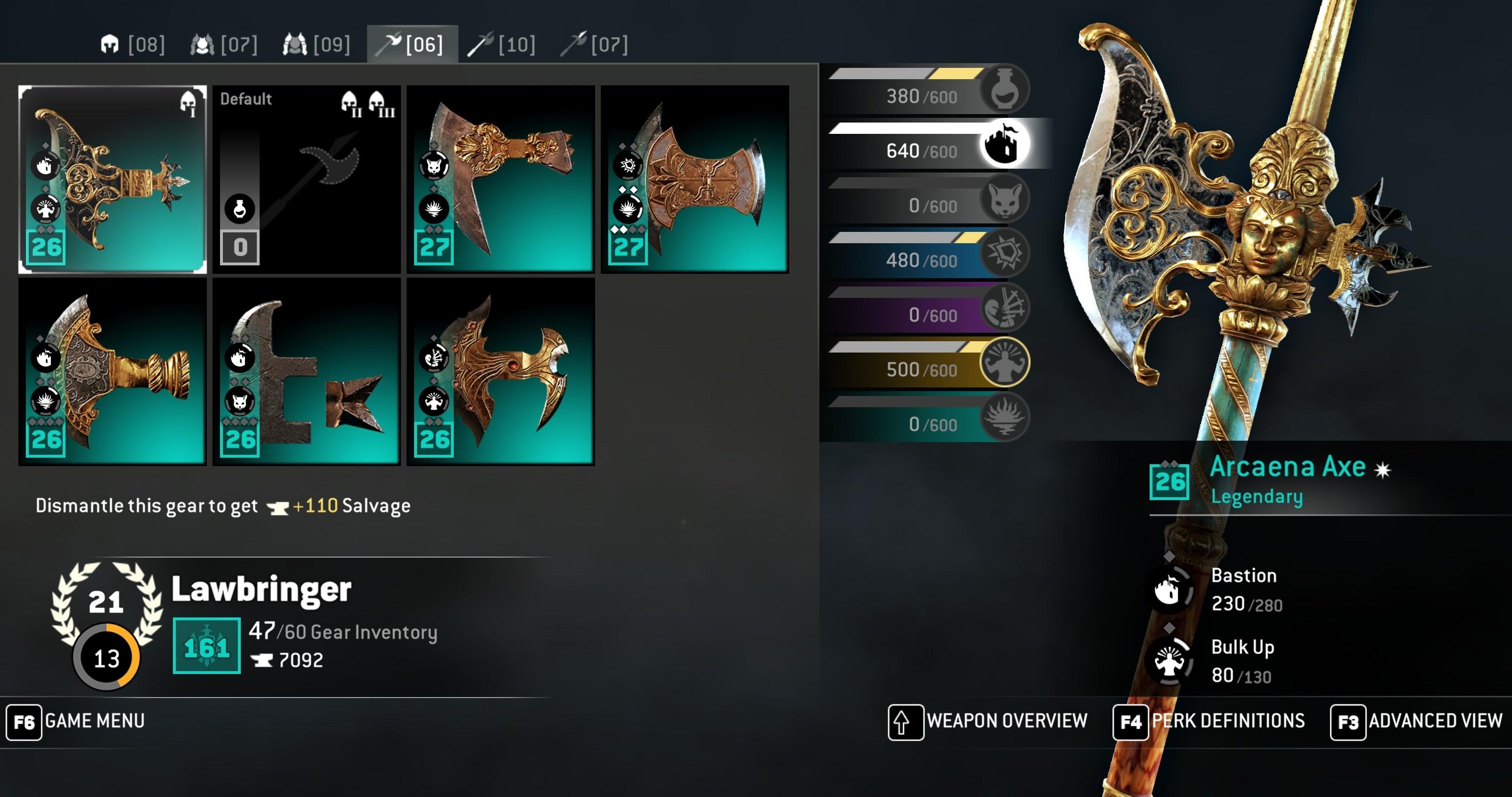 There has to be a way to activate 4 perks. : r/forhonor