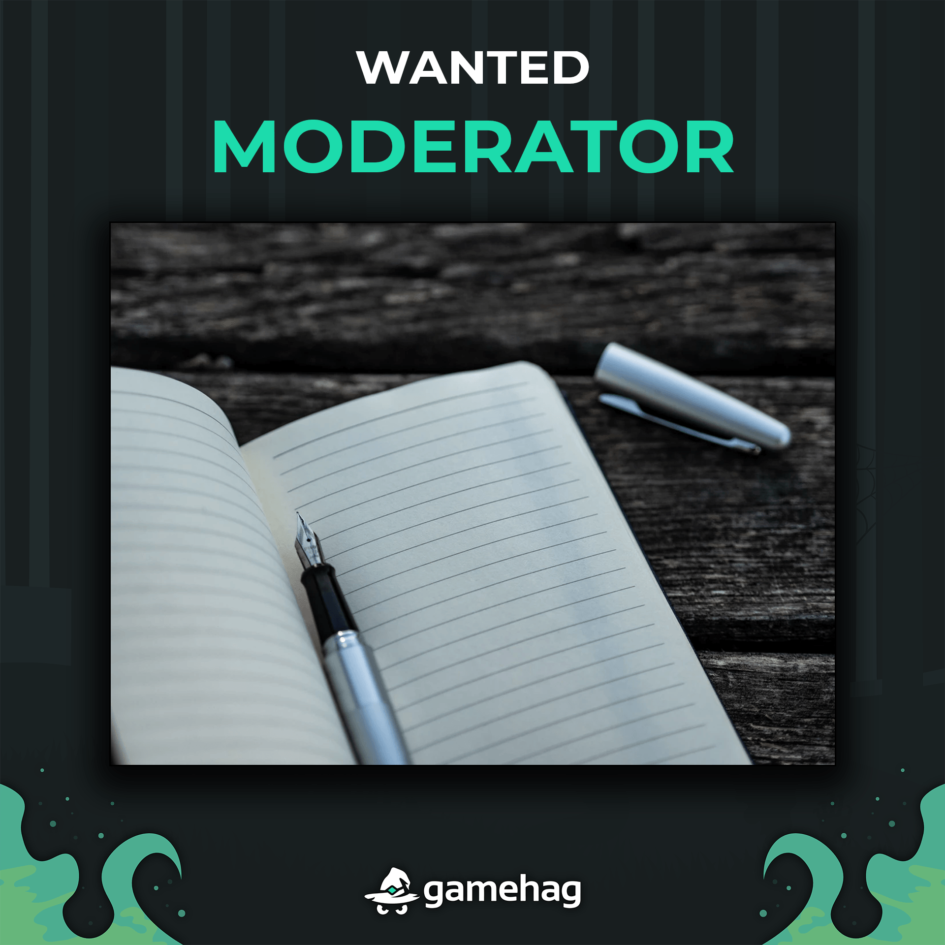 BECOME THE MODERATOR OF GAMEHAG!