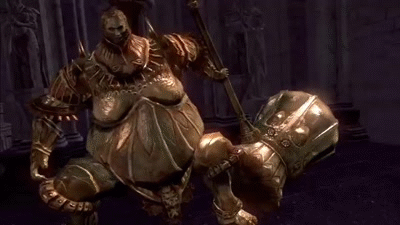 Resultado de imagen para ornstein y smough gif
