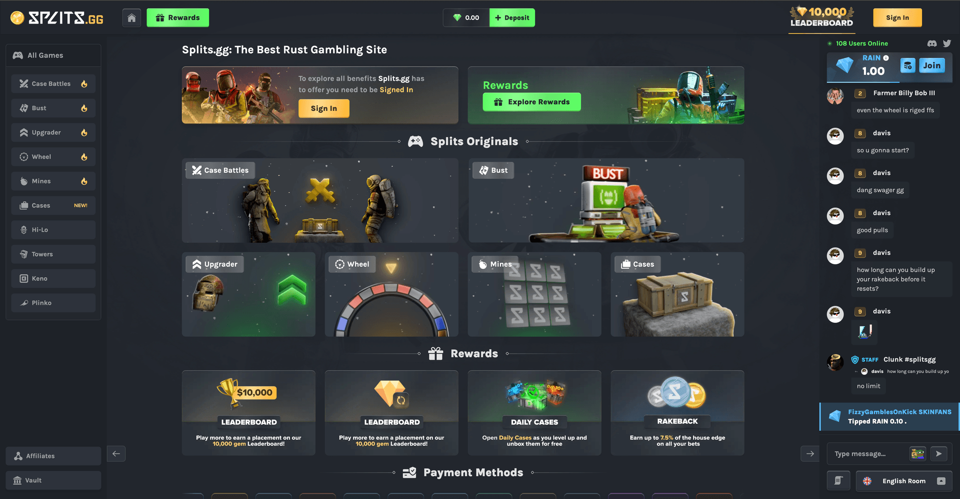 Splitter Rust Game Splits.gg - The Ultimate Rust Gaming Experience