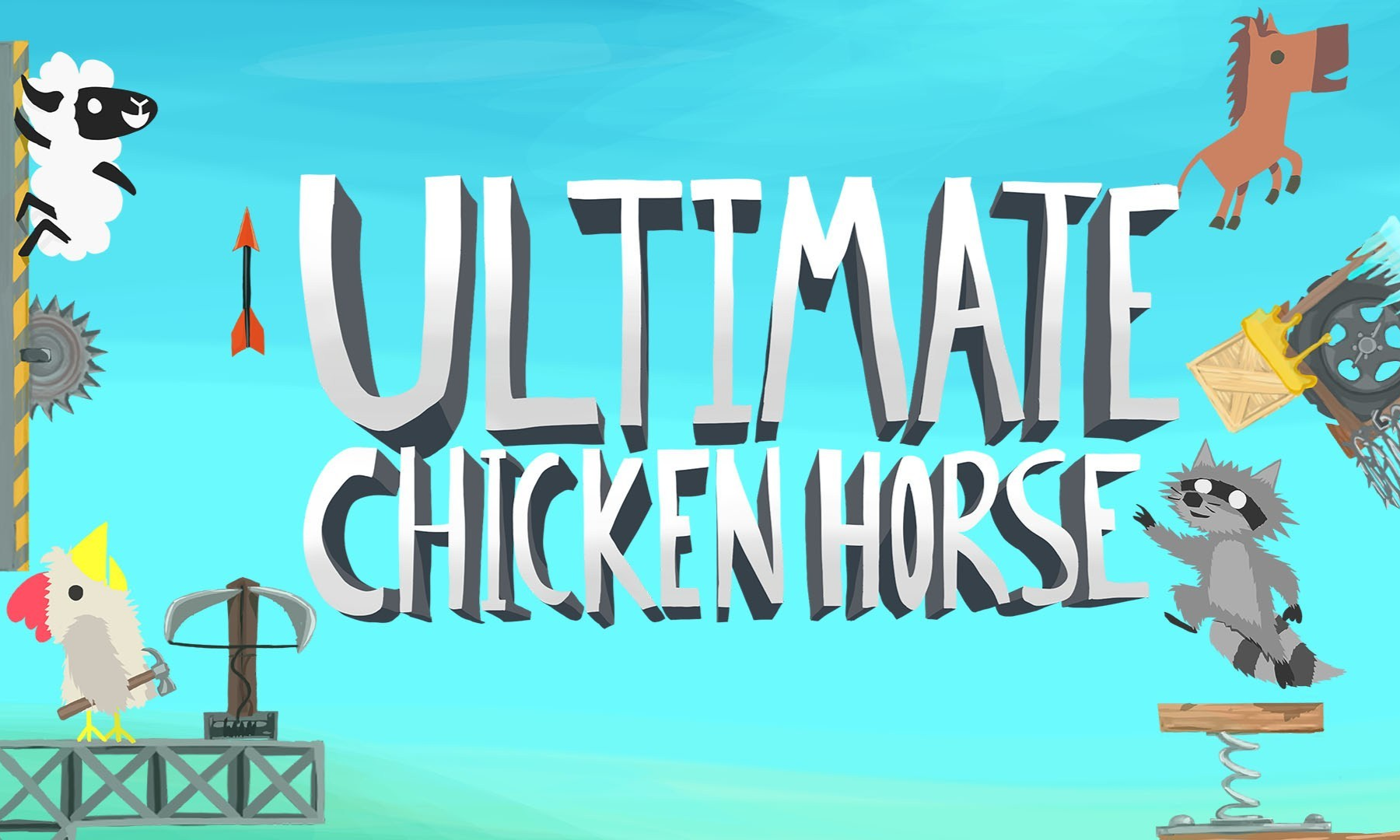 Игры ultimate chicken horse. Ultimate Chicken Horse игра. Ультимейт Чикен Хорс. Ultimate Chicken Horse курица. Ultimate Chicken Horse карты.