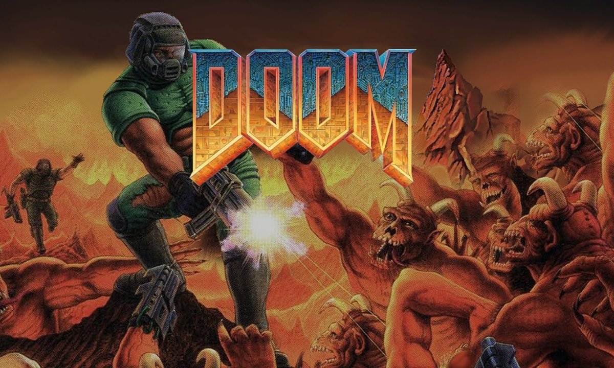 Doom 1 1993. Дум игра 1993. Doom 1993 обложка.