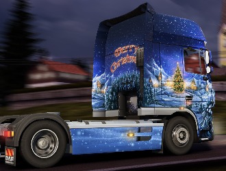 Euro Truck Simulator 2 - Christmas Paint Jobs Pack bg