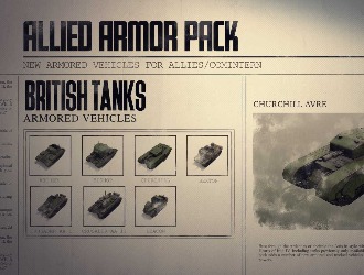 Hearts of Iron IV - Allied Armor Pack DLC bg