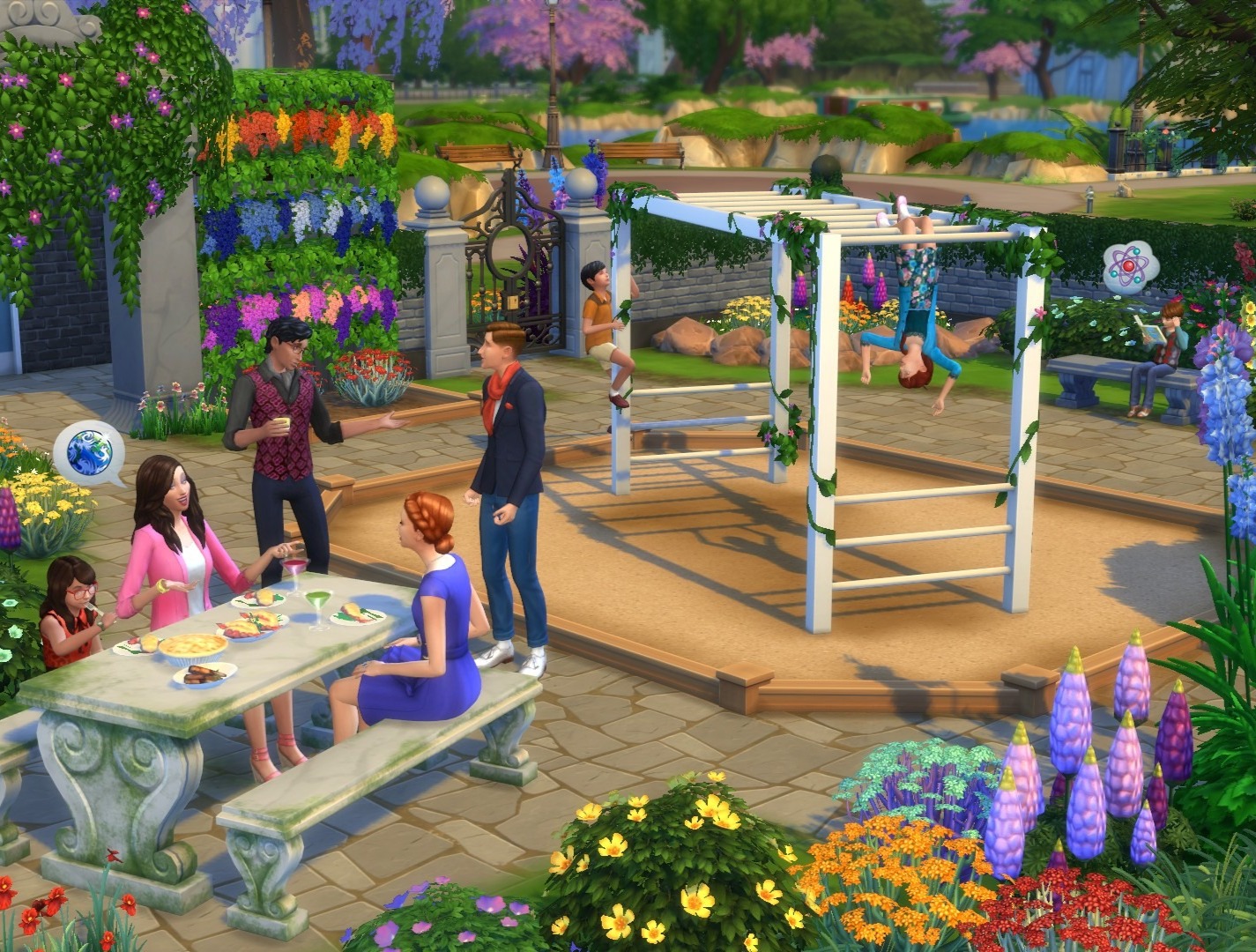 The Sims 4: Romantic Garden Stuff DLC Origin CD Key bg