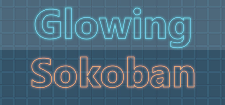 Glowing Sokoban logo