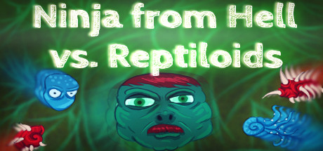 Ninja from Hell vs. Reptiloids logo