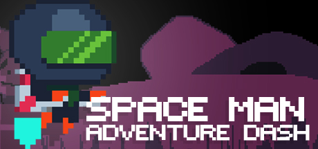 Space man adventure dash logo
