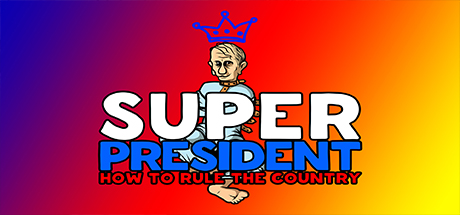 Super president How to rule the country logo