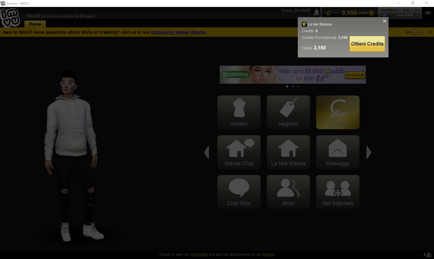 Can you play imvu on the website?