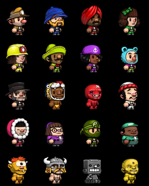 all spelunky 2 characters